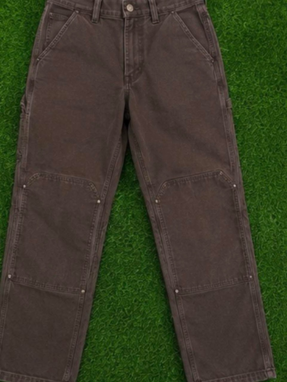 Hollister Brown Cargo Carpenter Pants